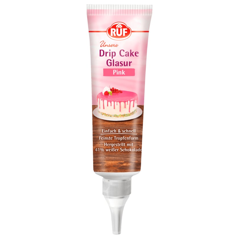 Ruf Drip Cake Glasur pink 125g